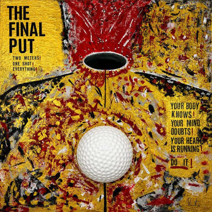 THE FINAL PUT — Gemälde aus MIND OF GOLF von Ralf List